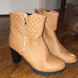 Brown booties